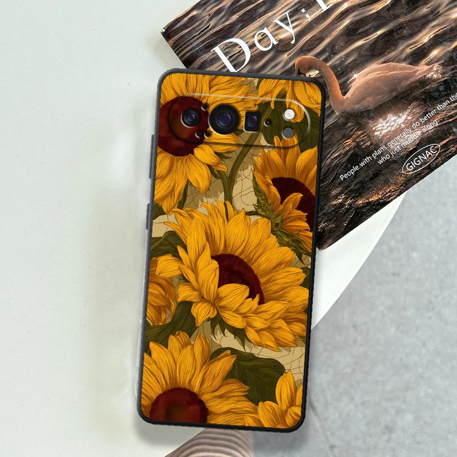 Sunflower Sea Funda Phone Cove - Google Pixel 9 Pro review and price