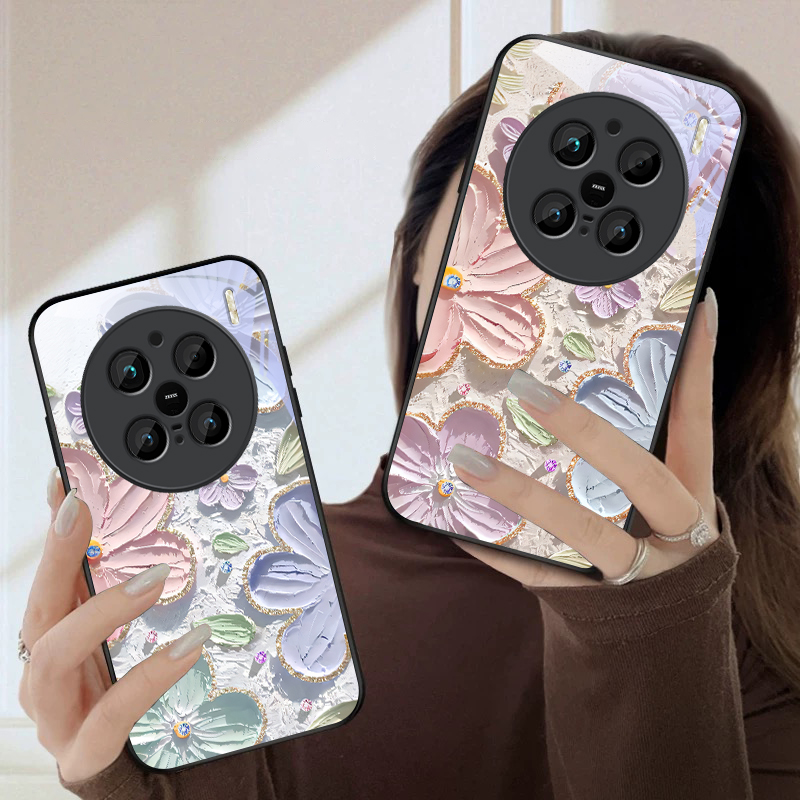 Cream Garden Flower Realm For  - Vivo X200 review and price