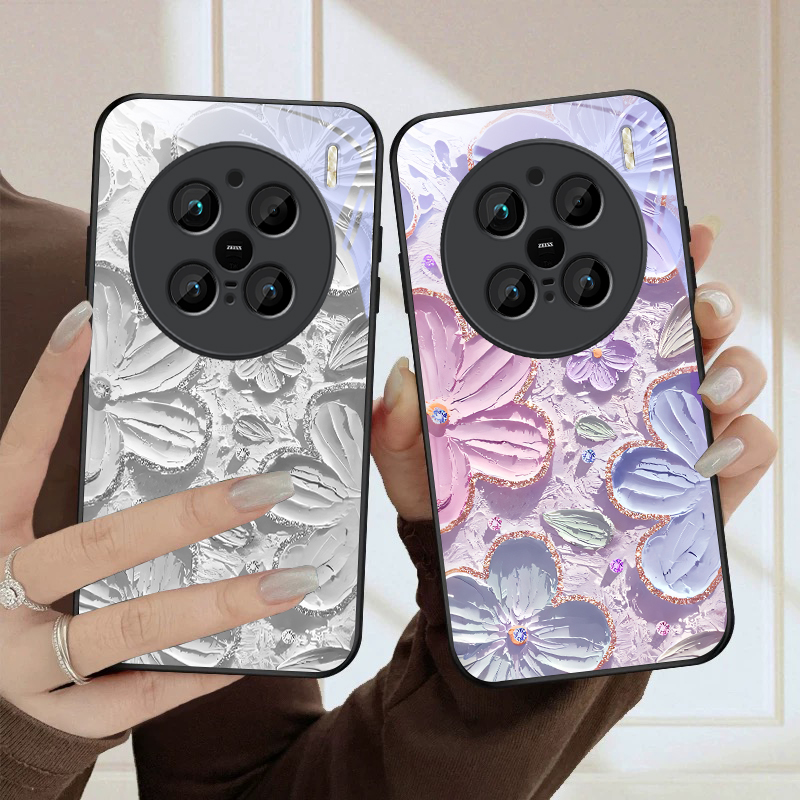 Cream Garden Flower Realm For  - Vivo X200 review and price