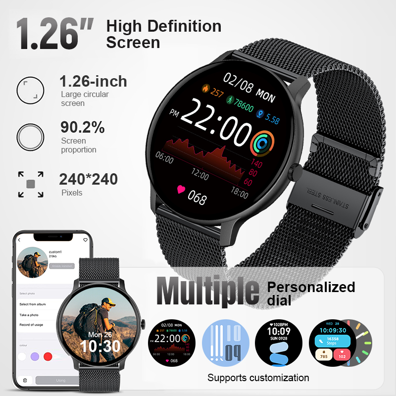 2026 Smart Watch Men Health Mo - Breath Rate Monitor review and price