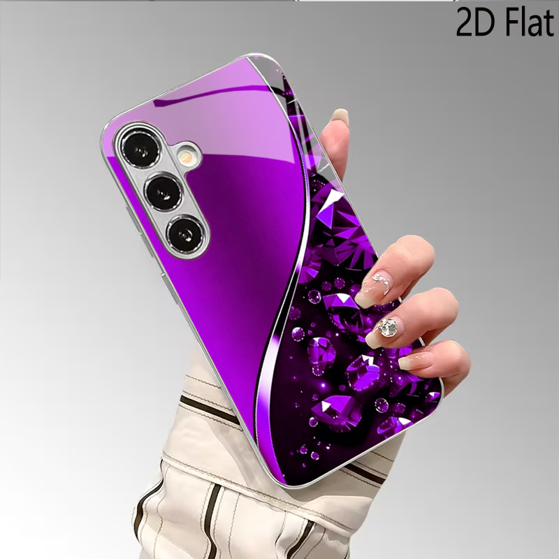 Purple Gemstone Background for - Samsung Galaxy A55 review and price