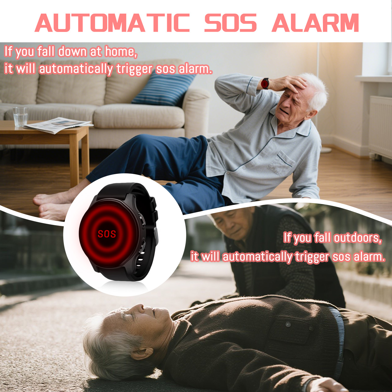 new 4G GPS Navigation Smart Wa - Fall Detection Watch review and price