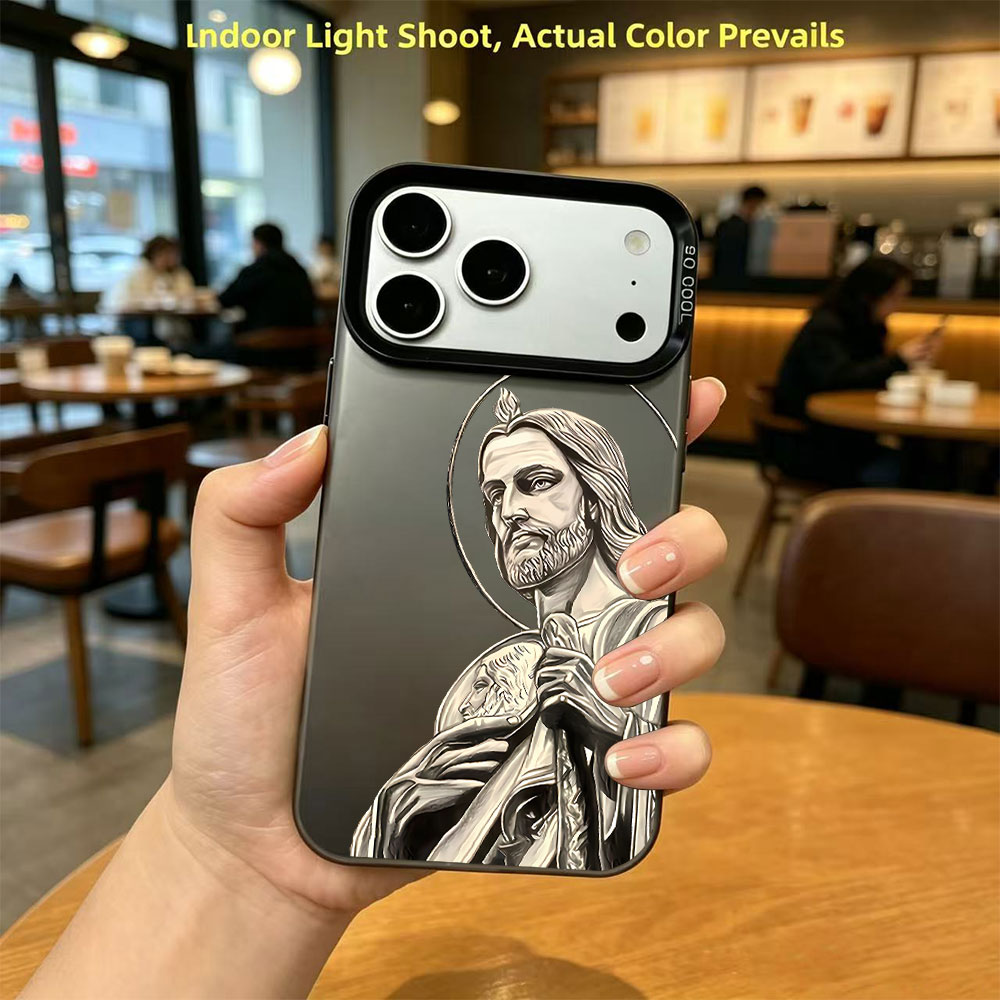San Judas Tadeo Pattern Design - Apple Iphone 15 Pro Max review and price