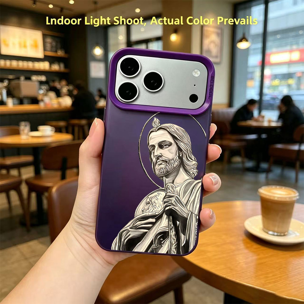 San Judas Tadeo Pattern Design - Apple Iphone 15 Pro Max review and price