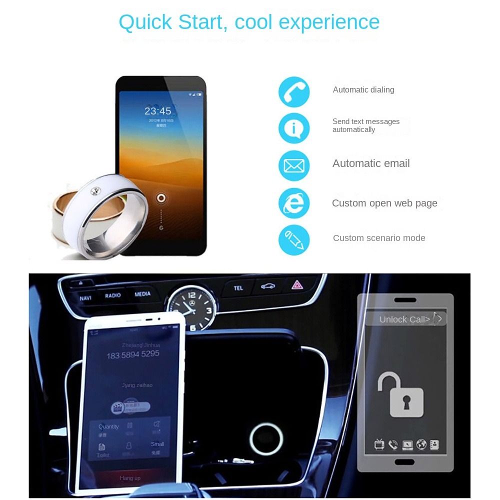 Stainless Steel NFC Smart Ring - Smart Ring Nfc Pay review and price