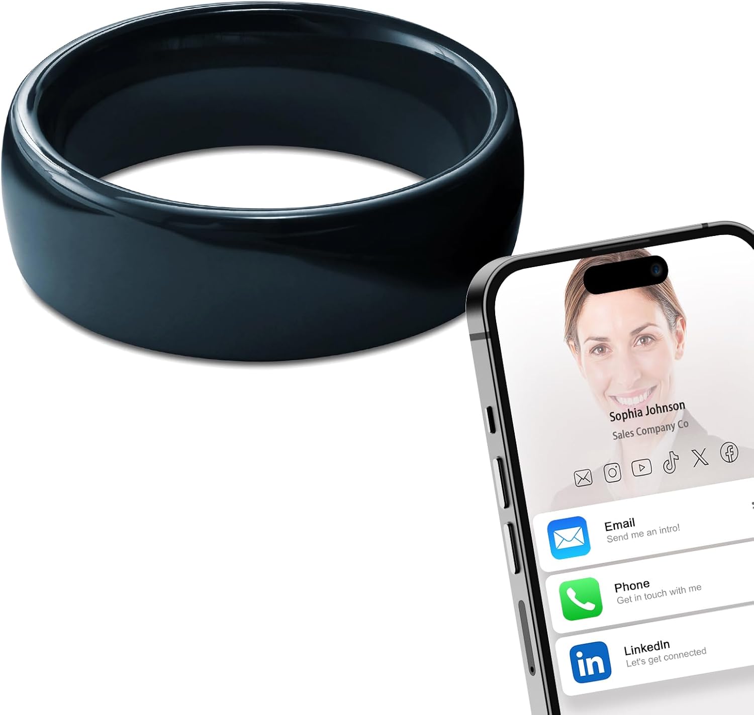 Ntag215 NFC Full Ceramic Smart - Smart Ring Nfc Pay review and price